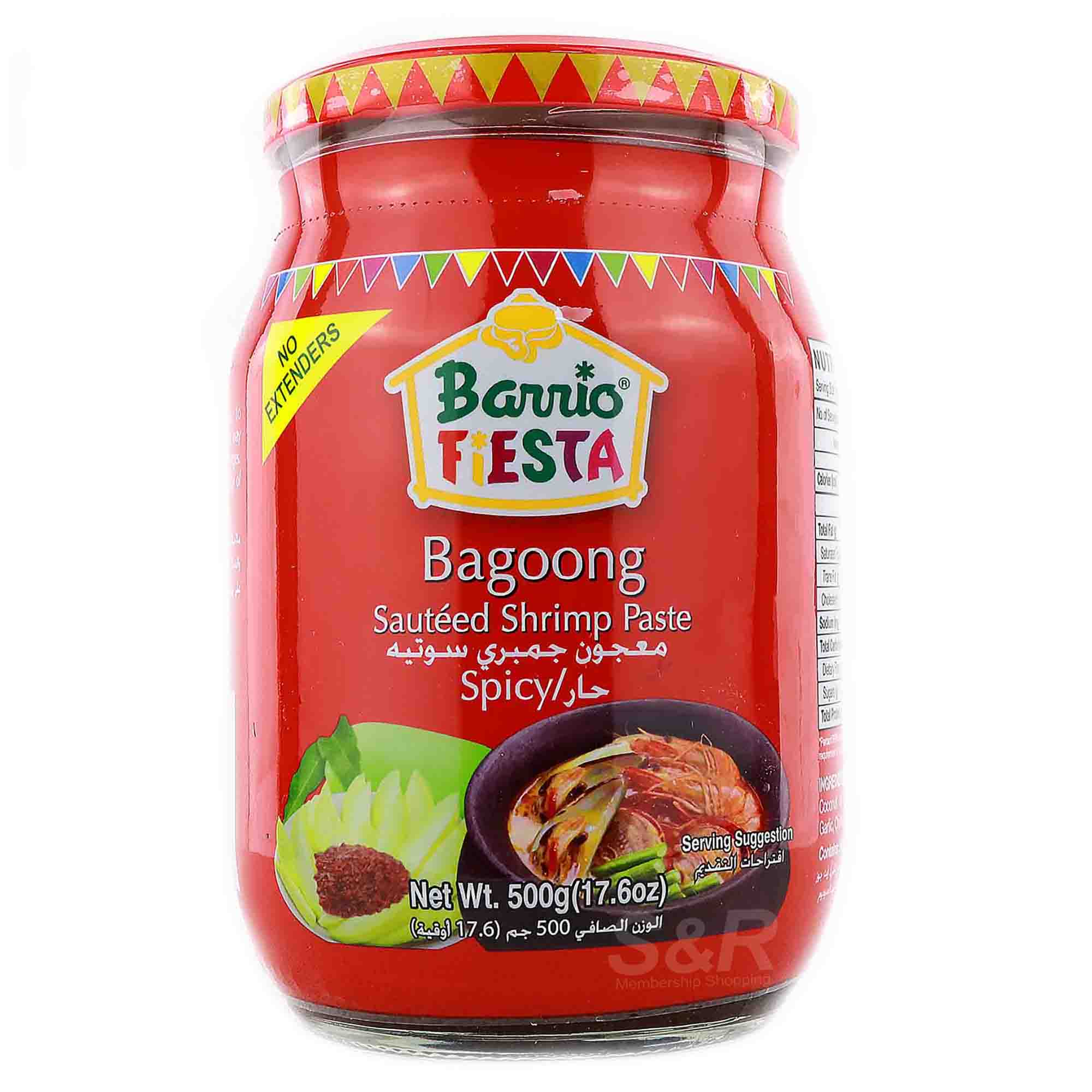 Barrio Fiesta Sautéed Shrimp Paste Bagoong Spicy 500g